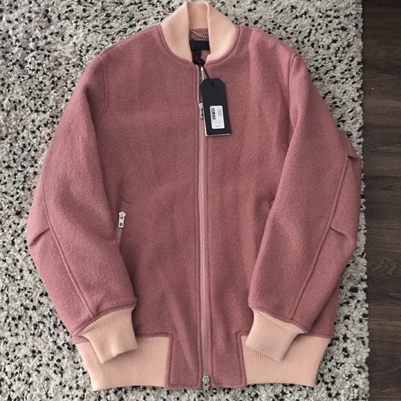 🎁FLASH SALE❤️ Rag & Bone Elle Bomber Jacket, XS/S - Picture 3 of 8